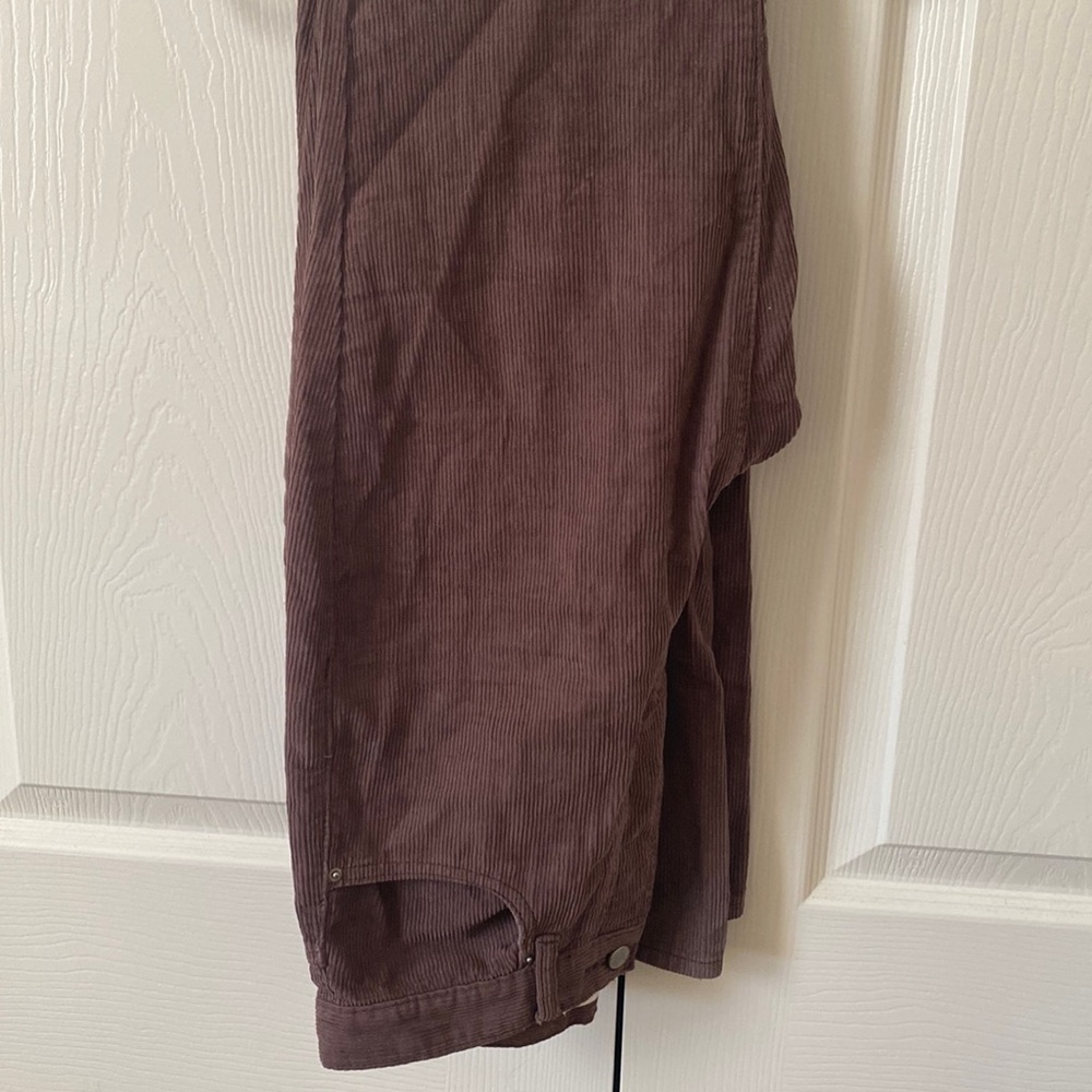 brown flared pants